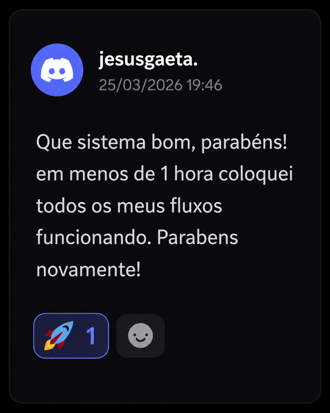 Depoimento de Jesus Gaeta sobre seus fluxos na HookCloud