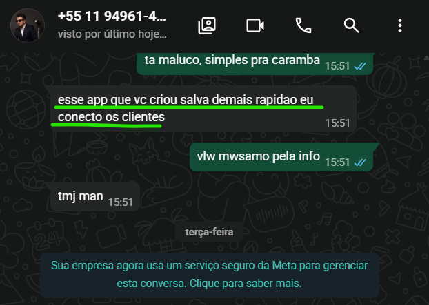 Depoimento de Jefferson Cunha sobre a conexão de clientes